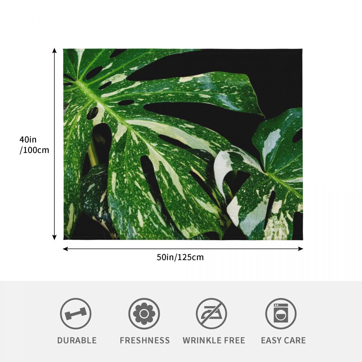 Плед Monstera Thai Constellati – обзор и цена Monstera Thai Constellation
